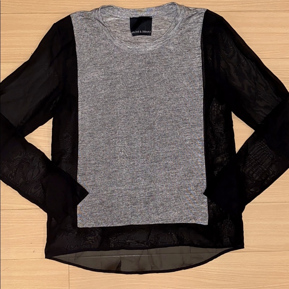 Harlow and Graham long sleeve two tone